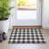 Premium Machine Washable Prisco Black Rug