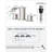 Widespread Bathroom Faucet With Drain Assembly-117443309
