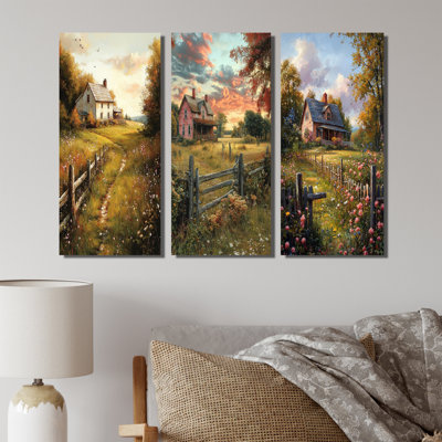 Green Farmhouse Charm I - Farmhouse Wall Art Collection