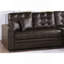 Canapé-lit modulaire escamotable espresso convertible