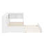 Lit de jour avec couchette, armoires de rangement et ports USB