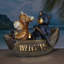 Statue de canot Haddad