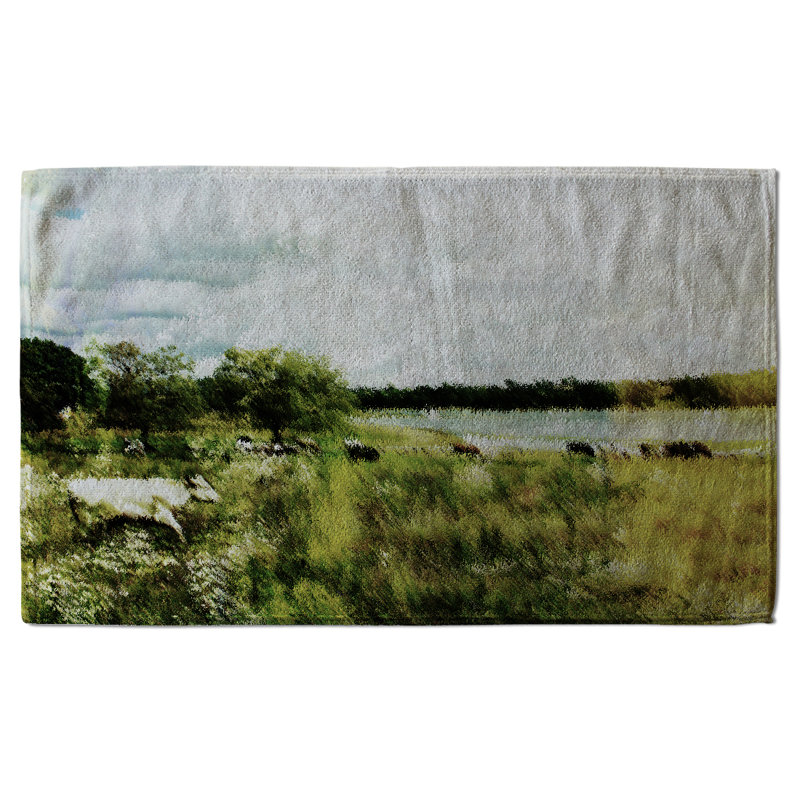 Cotton Tea Towel Kitchen Towel, Green