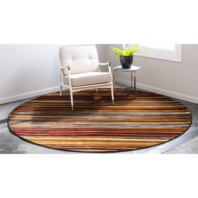 Tapis contemporain Arabica multicolore