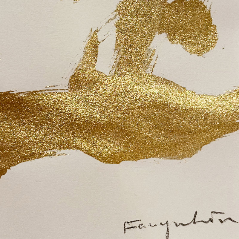 «Muse Gratitude No.2» par Fanyu Lin - peinture à cadre unique