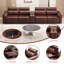 5 Leather With Electric Recliner And Cup Holders, Comfortable Sectional For Living Room, High Sponge, Modern Minimalist Style-946022320-946022321