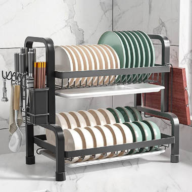  1Easylife Dish Drying Rack, 3 Tier Dish Rack with