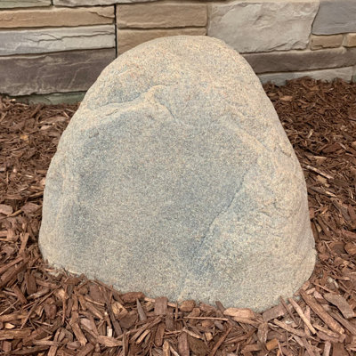 Hackler Weather Resistant and Water Resistant Plastic Abstract Faux Rock