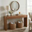 Console 70,87 "en bois avec 3 tiroirs, table d'appoint moderne pour le salon, le couloir et les petits espaces