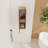12" Bathroom Side Cabinet,Soft Close Doors,Float Mounting Design,(KD-Packing)