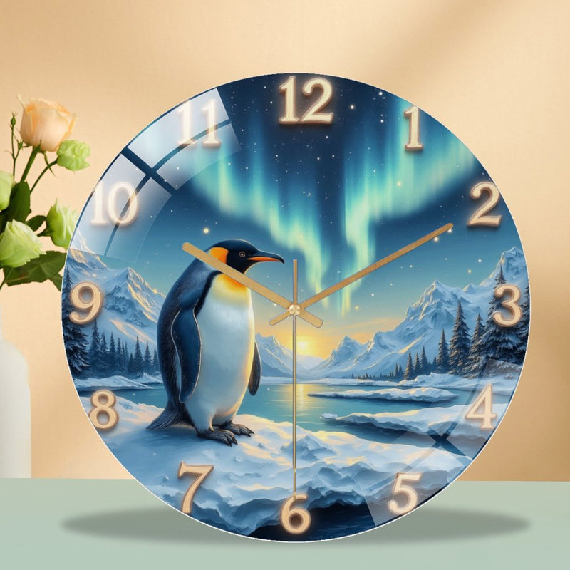 Horloge murale pingouin pingouin