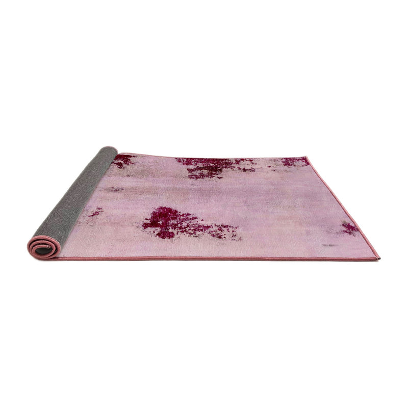 Tapis abstrait moderne 2018, Carré 7 pi