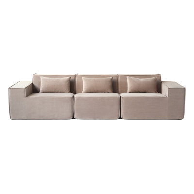 3 - Piece Upholstered Modular Sectional
