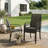 Bustamante Outdoor Round Patio Dining Set with Stackable Textilene Chairs-515511604