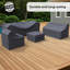Housse pour ensemble de conversation modulaire en rotin Bhairavi