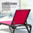 3-Piece Adjustable Patio Lounge Set - Aluminum & Polypropylene Chairs with Table(2 Lounge Chair+1 Table)-882634293