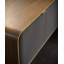 Solid Wood and Glass TV Stand