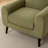 Deivi Upholstered Accent Chair with Round Arm-2019053564