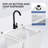 30 Gallon Double Basin Utility Sink Plastic Sink Freestanding Wash Station with Faucet
