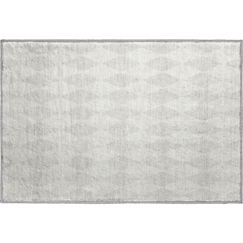 Premium Machine Washable Cerrito AMF578 Ivory Rug, Rectangle 1'8" x 2'6"