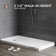 60" W X 30" D Non-slip Shower Base With Drain Assembly, Wider Threshold Design