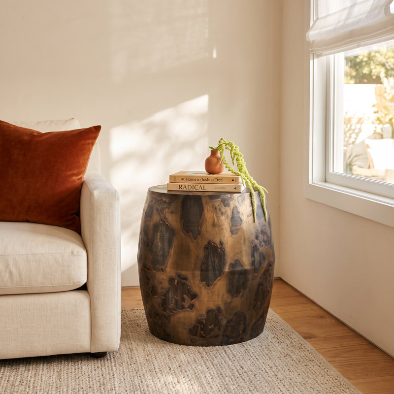 Trezza Iron Top End Table