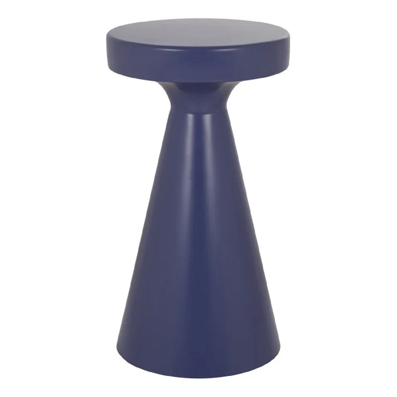 End Table Iron Top End Table, Purple, 21" H x 12" W x 12" D