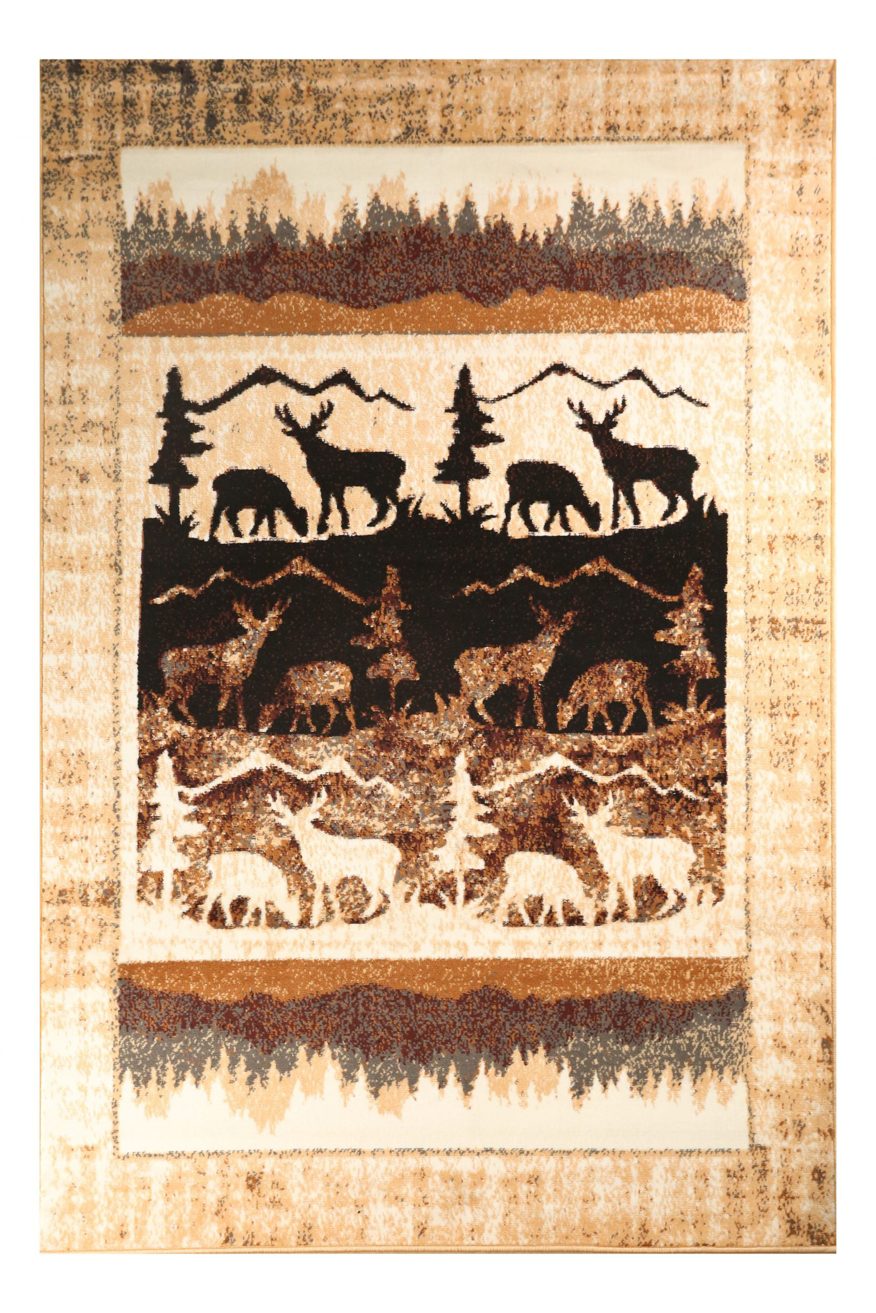 Bungalow Rose Beige/Brown Area Rug | Wayfair