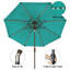 Parasol de marché Ayzah 9 pi avec 80 lumières DEL-1376356422