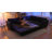 118" L-Shaped Sofa Couch With Pull-Out Bed,Oversize Convertible Sleeper Sofa, Dark Grey-1930553576