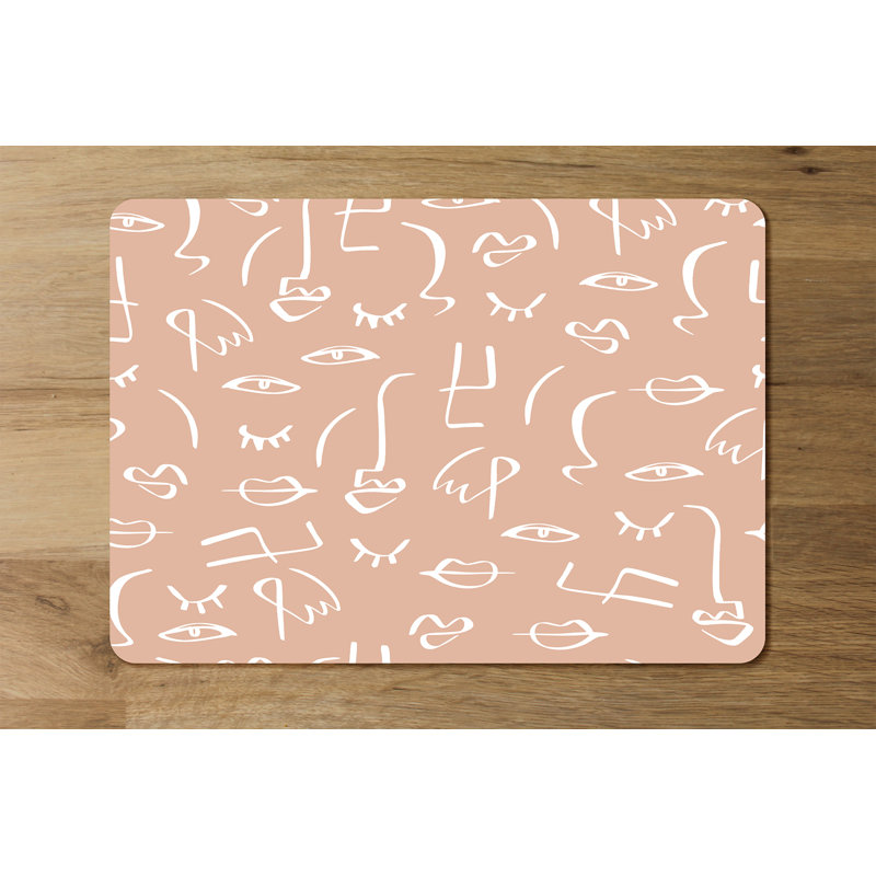Drucill Wood No Pattern Rectangle Placemat
