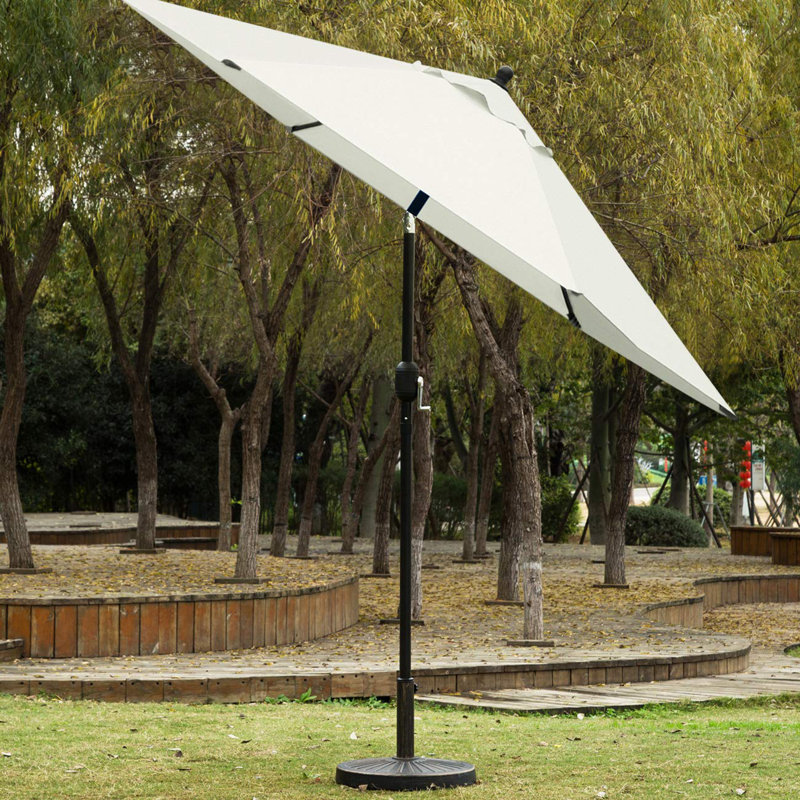 Parasol de marché inclinable 90 po Keiwarren, Beige