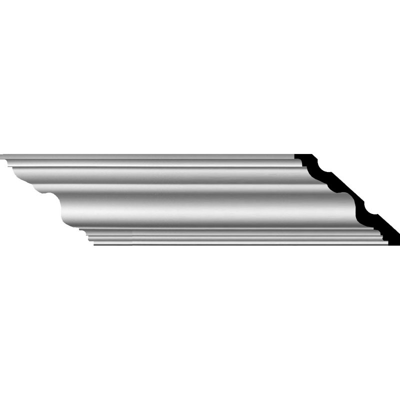 Versailles Smooth White Polyurethane Crown Moulding