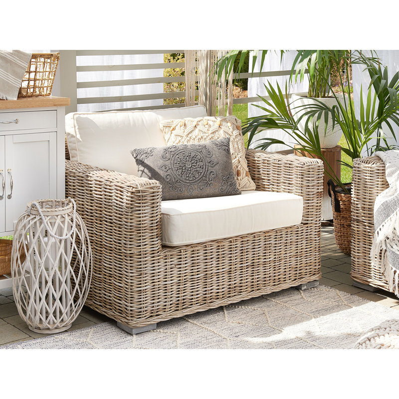 Hughston Wicker Outdoor Lounge Chair