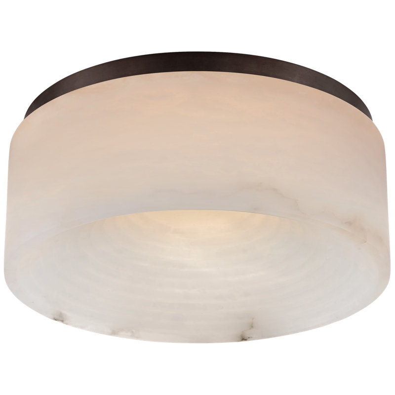 Kelly Wearstler Otto Solitaire Flush Mount, Bronze, 5" H x 12" W x 12" D