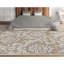 Damask Area Rug in Gray