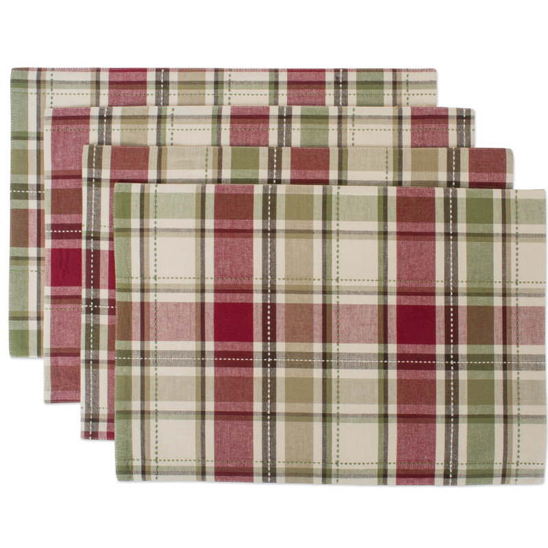 Kenilworth Cotton Plaid Rectangle Placemat