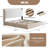 Upholstered Platform Bed Frame With 4 Plastic Storage Drawers, Soft Corduroy Fabric, Sturdy Wood And Metal Construction, No Box Spring Required, Easy Assembly-1666410781-1666410786