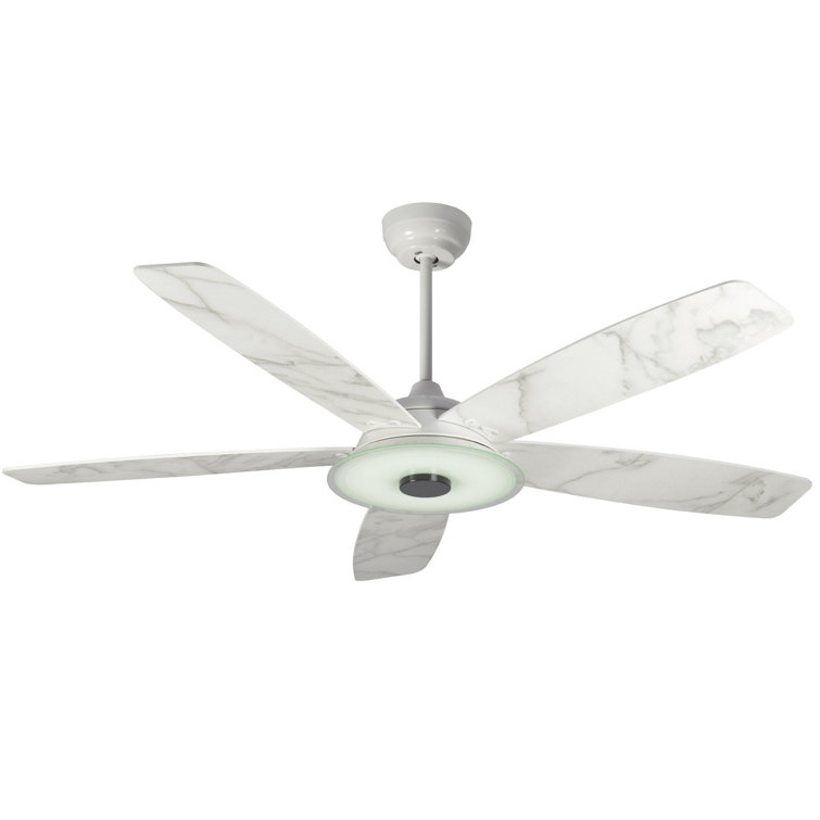 Journey Indoor/Outdoor Smart Ceiling Fan, Dimmable LED Light Kit & Remote Control, Works with Google Assistant, Amazon Alexa, and Siri Shortcuts.