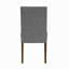 Ensemble de 2 chaises de salle à manger rembourrées avec dossier clouté et garniture cloutée-942124032
