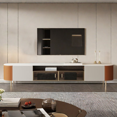 Modern minimalist style living room TV cabinet