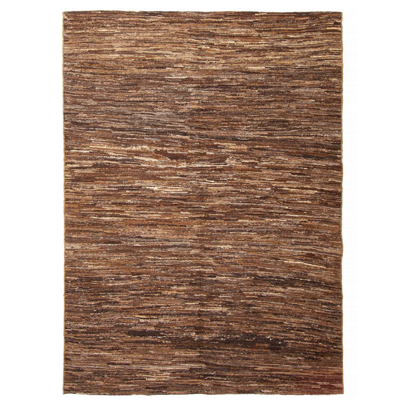 Natural Brown Tapestry Kilim 5'5" x 7'2"