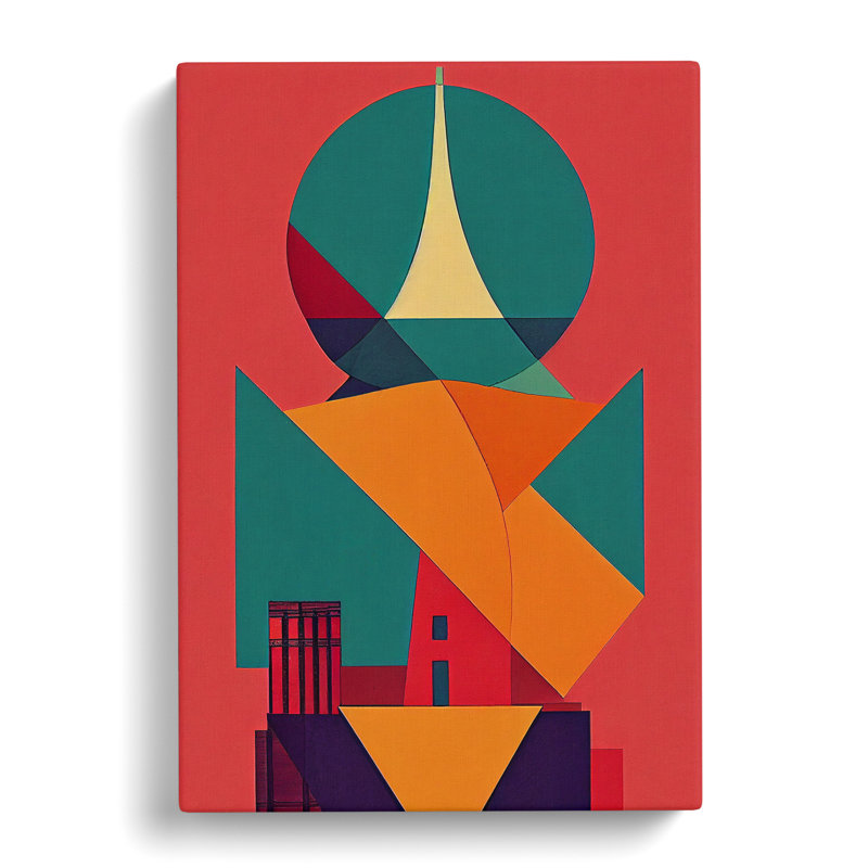 Bold Architecture No.1 - Print, No Matte, 76cm H x 50cm W x 3cm D, Wrapped Canvas
