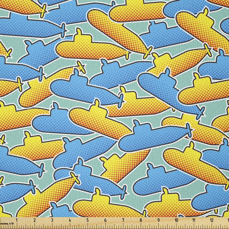 Cotenia Retro Underwater Submarine Multi-Purpose Fabric