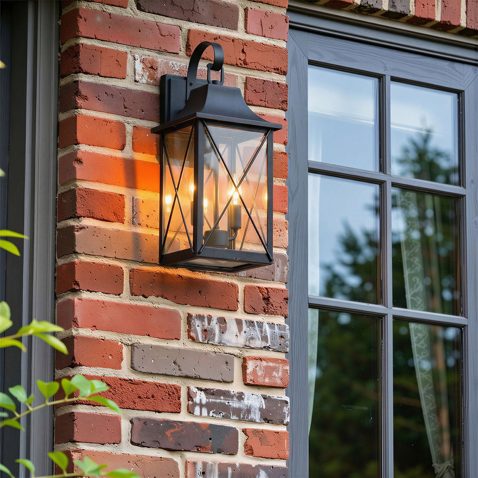 Outdoor Wall Lantern, 19-inch