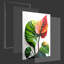 «Botanical Canvas Wall Art», reproduction d'art encadrée oiseau du paradis-7259878-7259873