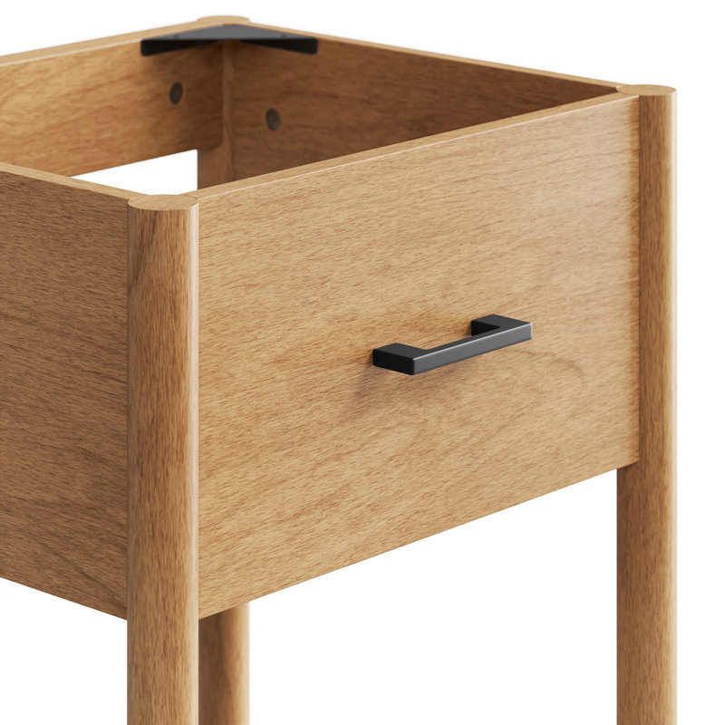 Base de meuble-lavabo simple 16,5 po Modway Zaire, Naturel