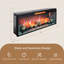 Uptown Infrared Electric Fireplace Insert Heater, Compatible with Alexa & Google Home-2060717017