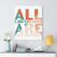 All Limitations Are Self-Imposed - Wrapped Canvas Print