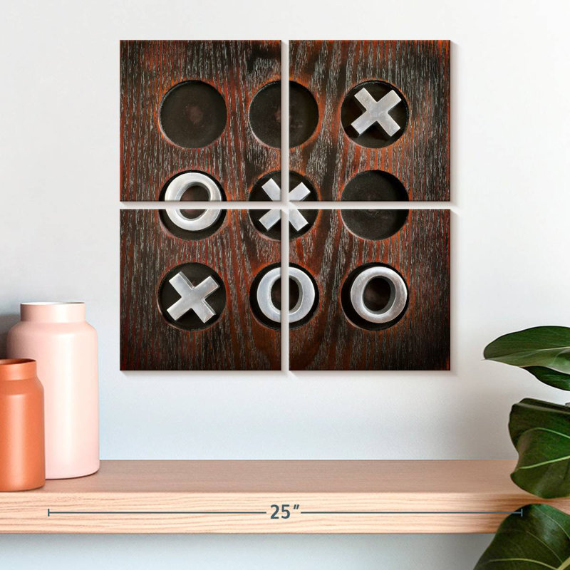 Tic Tac Toe Senne, H 18 po x l 18 po